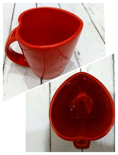 Fancy Heart Shape Mug